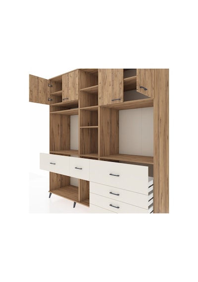 Kronos Dolap 11 Raflı 6 Çekmeceli 4 Kapaklı 220x59x243 Çam-çam/aytaşı Çok Renkli Kronos Dolap 11 Raflı 6 Çekmeceli 4 Kapaklı 220x59x243 Çam-çam/aytaşı Çok Renkli