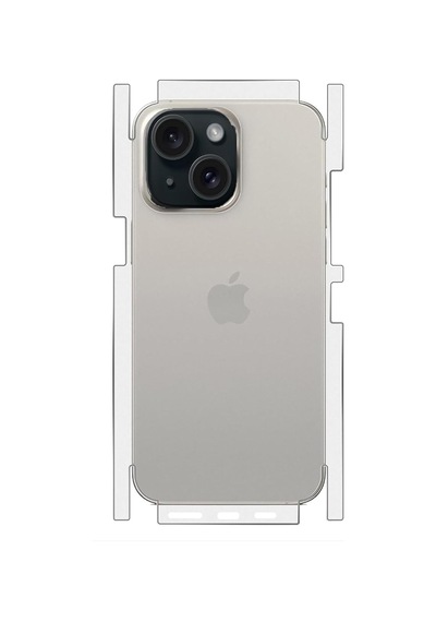 Iphone 16 Plus İle Uyumlu 360 Arka Kaplama 03023044