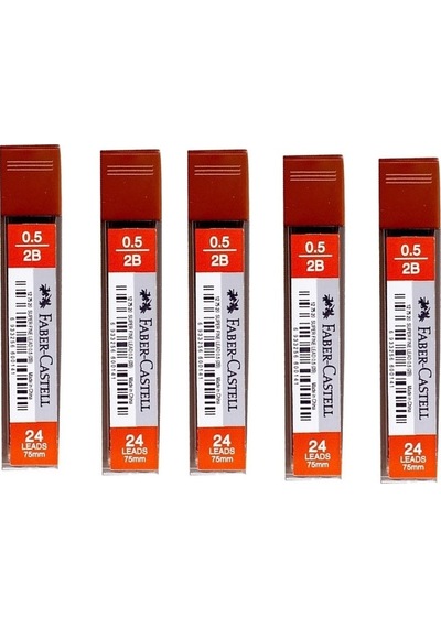 Faber 5 Adet Min Süper Fine Lead 2b 75 Mm 0.5 Mm