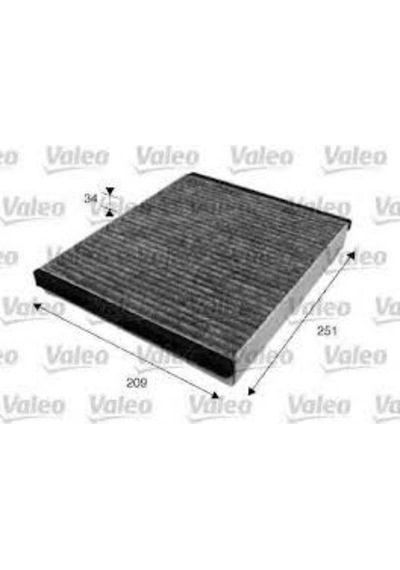 VALEO 715628 Polen Filtresi Focus II 04- / S40 V50 C70 Karbonlu