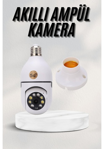 Akıllı Kamera Wifi Kamera Duylu Ampul Görünümlü 360 Derece Dönebilen Ev Kamerası 68930633