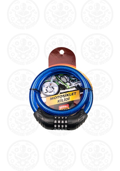 Şifreli Motosiklet Kilidi 14mm Çelik