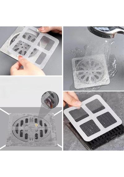 Biishe 10'lu Banyo Ve Mutfak Lavabo Koku Önleyici Ve Haşere Böcek Önleyici Gider Filtresi Çok Renkli