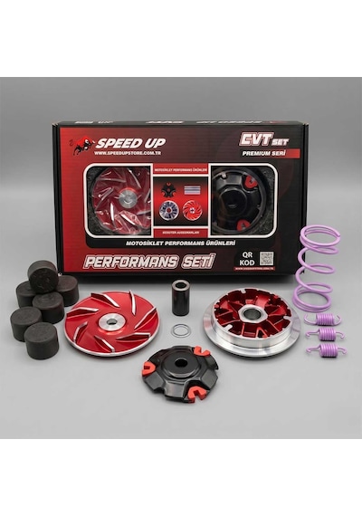 Gy6 50cc Speed Up Scooter Ön Varyatör Performans Kiti - 1500 Rpm - 5 Gr - Leone Black