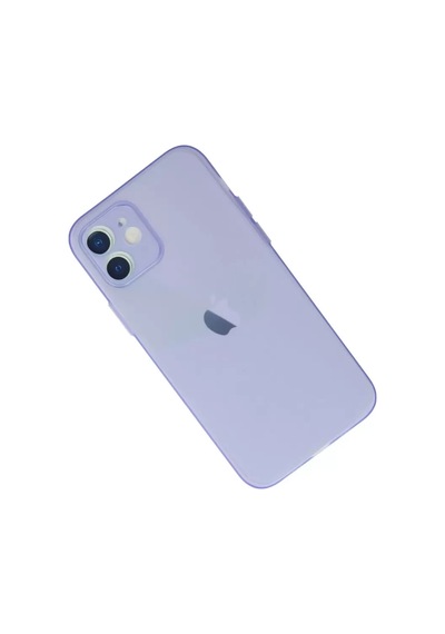 Newface Apple İphone 12 Kılıf Puma Silikon - Mor