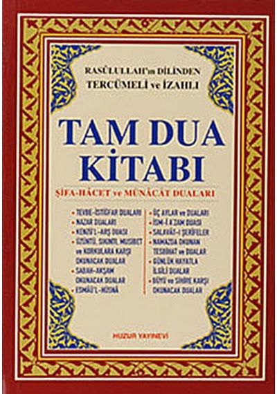 Tam Dua Kitabı Ciltli Kod 018 - Ccgx-896255
