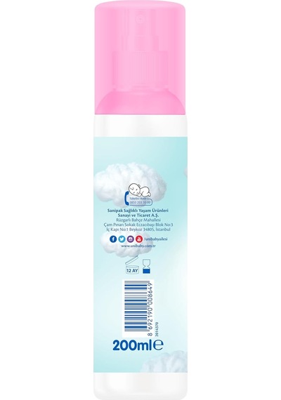 Uni Baby Kolay Tarama Spreyi 200 Ml Sku: Smg8690010024565