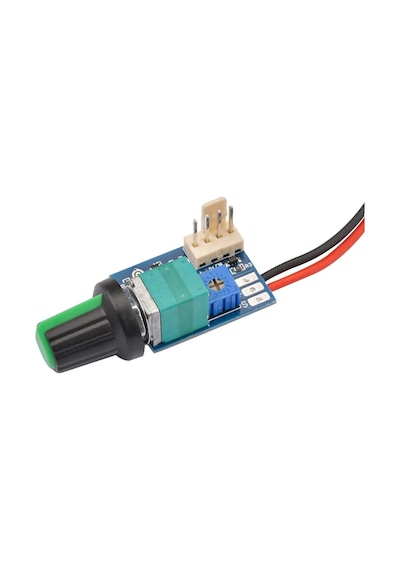 Dc 12v Pwm Fan Hız Kontrol Devresi Zfc4-1km Ayar Potlu Anahtarlı Pc Cpu Soğutucu 4 Telli Fan