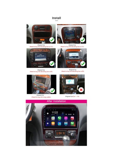 Mercedes S 2006+ Uyumlumultimedya Navigasyon Usb Kamera Carplayer