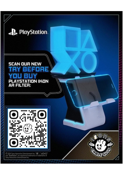 Sony Playstation Icon Işıklı Stand Dualsense Dualshock Oyun Kolu