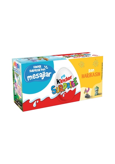 Kinder Sürpriz Yumurta Çikolata 20 Gr 3'lü-2-adet