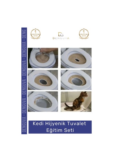 Tuvaletseti Kedi Klozet Alıştırma Aparatı Ekonomik Kumsuz Pratik Çözüm Hijyenik Tuvalet Eğitim Seti