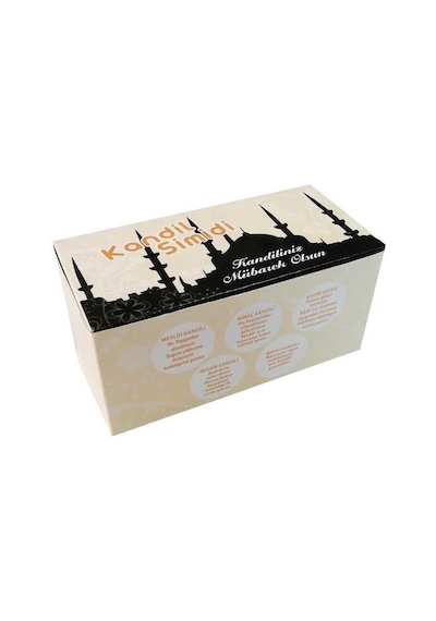 Kandil Simidi Kutusu 10Lu 8X8X16.5Cm - 100 Adet