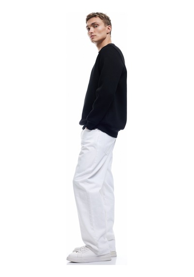 Koton Pamuklu Uzun Kollu Bisiklet Yaka Erkek Basic Sweatshirt Siyah 6wam70017mk Siyah Koton Pamuklu Uzun Kollu Bisiklet Yaka Erkek Basic Sweatshirt Siyah 6wam70017mk Siyah