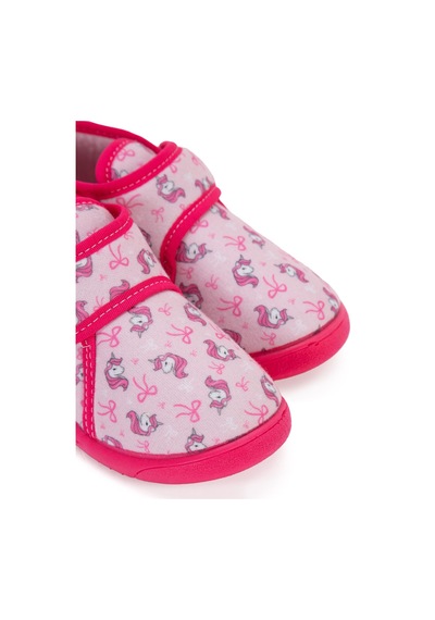 Civil Girls Unicorn Baskılı 21- Panduf - Açık Camel