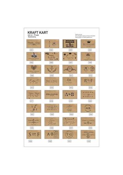 Kraft 4x2 Cm Söz Nişan Kına Nikah Düğün Şişe Ve Magnet Kraft Kar