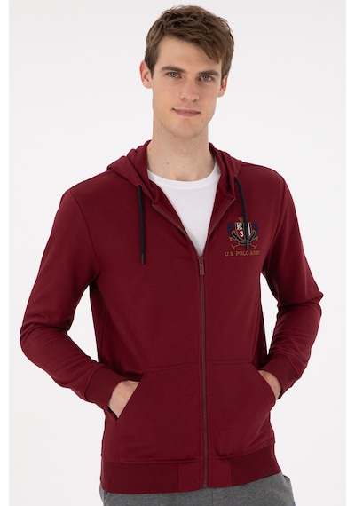U.s. Polo Assn. Erkek Bordo Hırka Örme 50293649-vr014 Bordo
