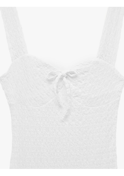Koton Bürümcük Kumaş Kalp Yaka Kolsuz Uzun Bodycon Elbise Ekru 6sal80012ık Koton Bürümcük Kumaş Kalp Yaka Kolsuz Uzun Bodycon Elbise Ekru 6sal80012ık