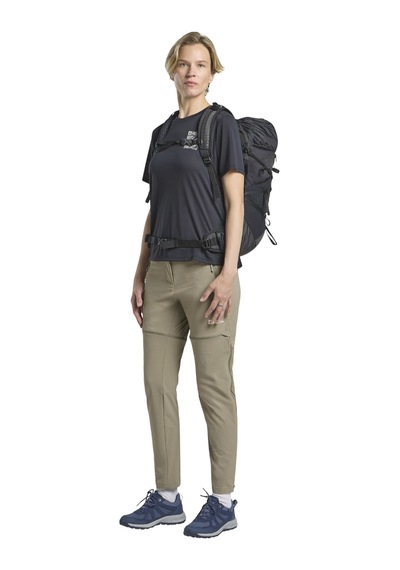 Jack Wolfskın Jack Wolfskin Vonnan Graphic T Kadın Tişört T0238 Çok Renkli