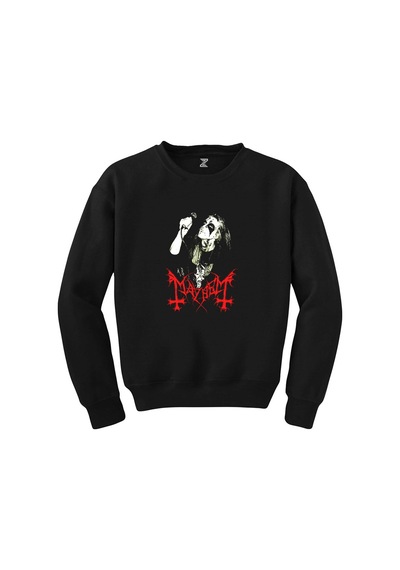 Mayhem Rotten Dead Siyah Sweatshirt