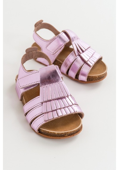 mnpc -  Kız Cocuk Pembe Deri Ortopedik Destekli Çocuk Sandalet Pembe (531052104) Pembe
