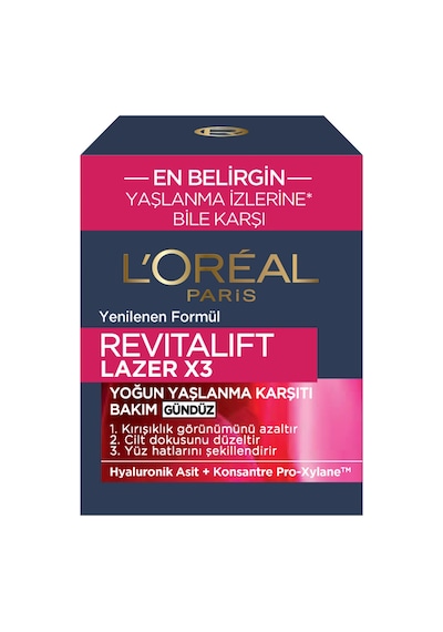 L'Oreal Paris Revitalift Lazer X3 Yoğun  Gündüz Kremi 15 ML