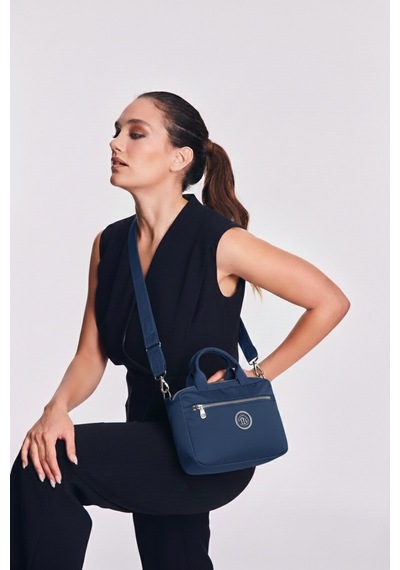 Louisiana Polo Bolsas Çapraz Askılı Kadın Çanta Mavi 1105 Mavi