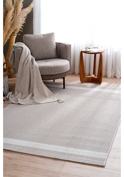 Koza Hayad Nomad Vizon Halı Kilim Salon Oturma Odası Yatak Odası Koridor Makine Halısı A2551c Vizon