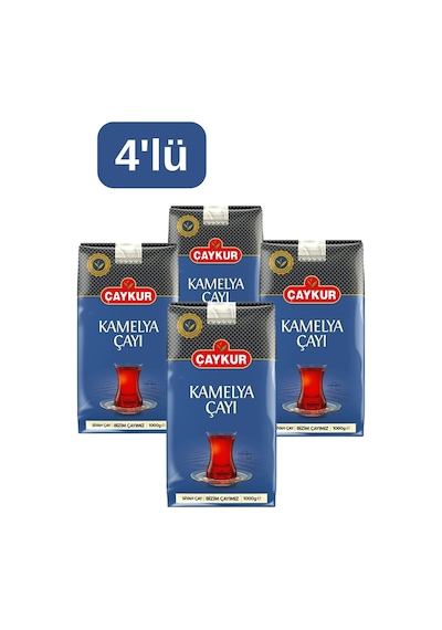 Çaykur Kamelya Siyah Dökme Çay 4 x 1 KG