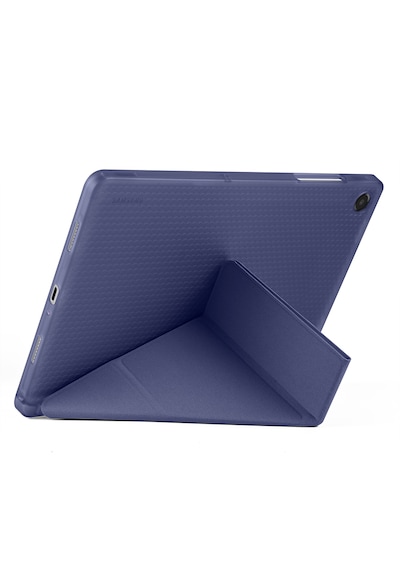 Samsung Galaxy Uyumlu Tab A11 Plus Kılıf Tri Folding Kalem Bölmeli Katlanabilir Standlı Pu Deri Yumuşak Kapak