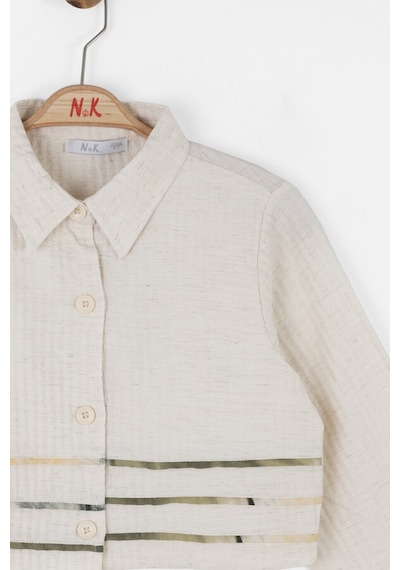 Xo Kids Kız Çocuk Gömlek 8-14 Yaş 38316 Krem