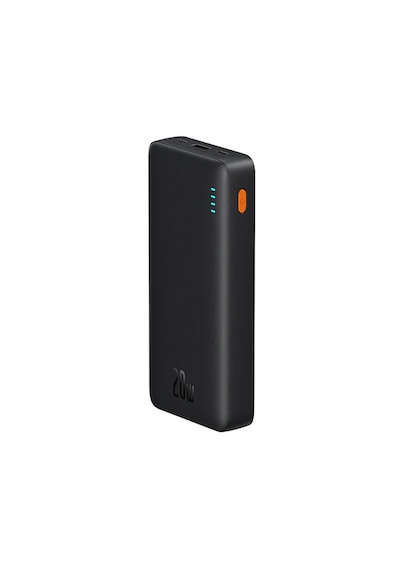 Baseus Airpow Hızlı Şarj Power Bank 20000mah 20w, Siyah Usb To Type-c 50cm Kablo Dahil Siyah