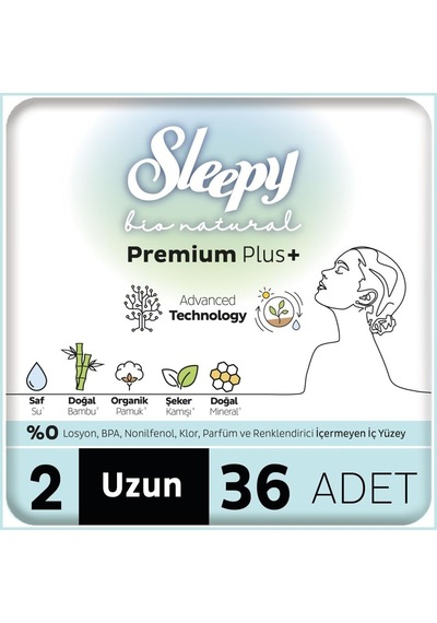 Bio Natural Premium Plus Mega Uzun Ped 36 Adet - Özel Seri 355160-00225