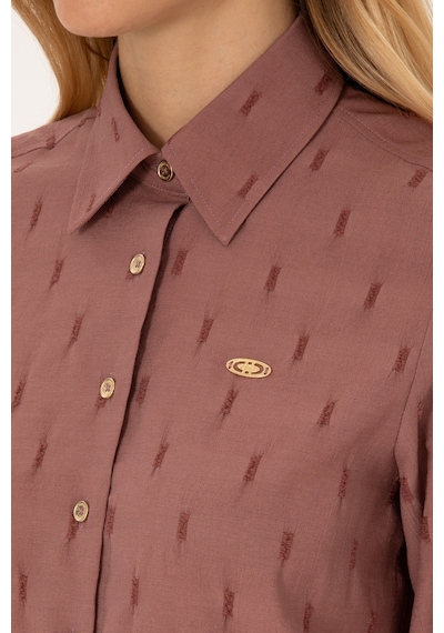 U.s. Polo Assn. Kadın Orkide Gömlek Desenli 50308707-vr221 Orkide