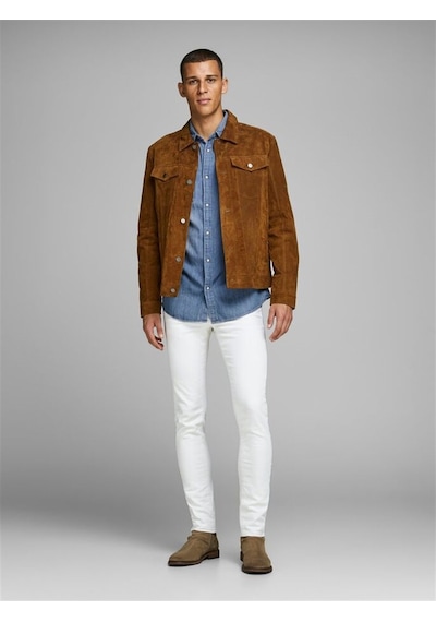 Jack & Jones Jack&jones Jjesheridan L/s Noos Erkek Gömlek-12138115-medium Blue Denim Mavi