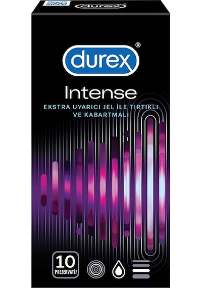 Durex Intense Ekstra Uyarıcı Prezervatif 10'lu