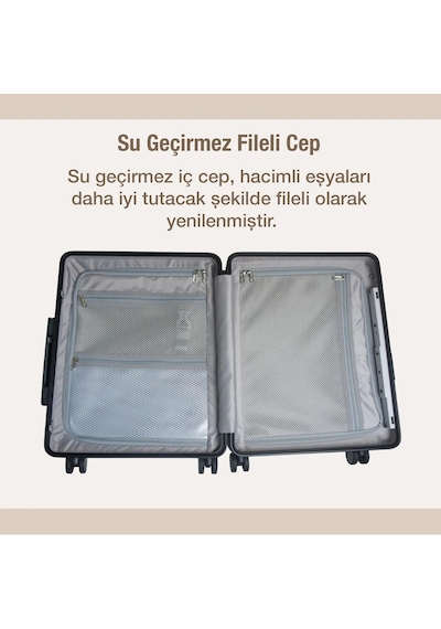 Miamily Carry On Kabin Boy Valiz - Forest Green Yeşil