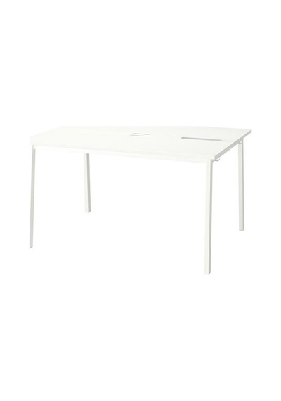 Ikea Mıttzon Çalışma Masası Ek Ünite, Beyaz, 140x12 Cm