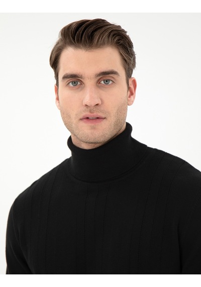 Pierre Cardin Erkek Siyah Kazak /triko 50296445-vr046 Siyah