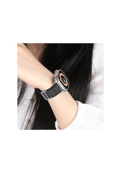 Newface - 267 - Apple Watch Uyumlu 42mm Mountain Kordon - Csmo-tex - - Kırmızı