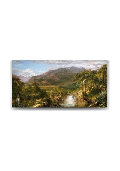Frederic Edwin Church - Heart Of The Andes Tablosu - 160x80cm
