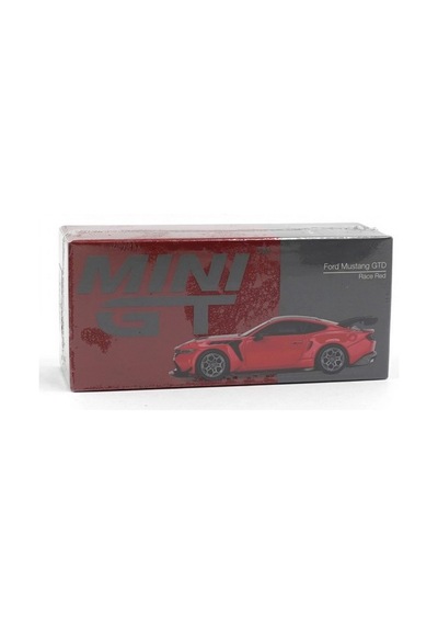 Mini Gt Ford Mustang Gtd Race Red 1/64 Diecast Koleksiyonluk Model Araba 7,5 Cm