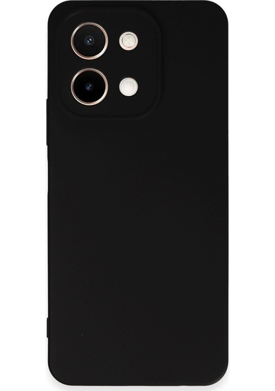 Vivo Y28 Uyumlu Kılıf First Silikon - Siyah