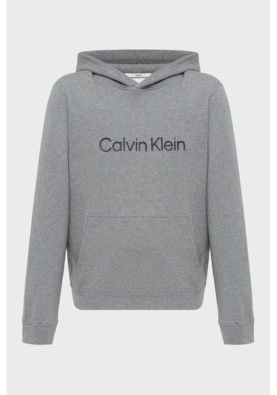 Calvin Klein Ls Eu Std Logo 350te, P7e Erkek Gri Sweatshirt