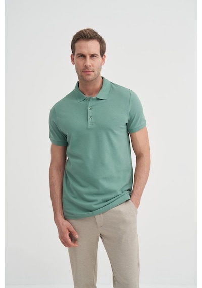 Cazador Erkek Polo Yaka Tshirt 46130 S.blue Su Yeşili