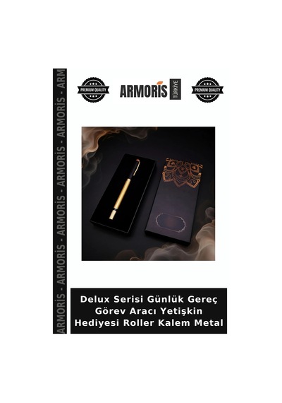 Delux Serisi Günlük Gereç Görev Aracı Yetişkin Hediyesi Roller Kalem Metal Çok Renkli