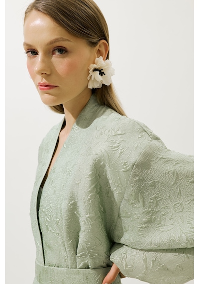 Manuka Jakar Organze Kimono Mint Mint