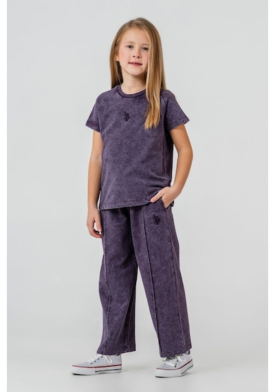 U.s Polo Assn. Kız Çocuk Mor Pijama Takımı Us2529-c-v4 Mor
