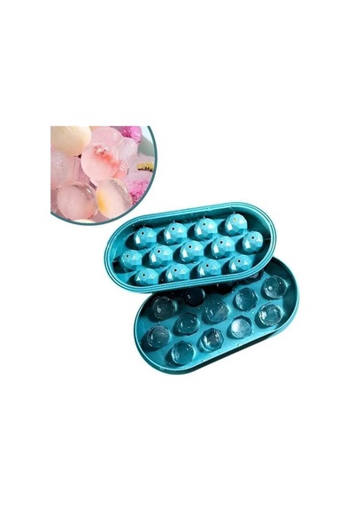 13 Bölmeli Kristal Buz Yapma Kalıbı Yeşil