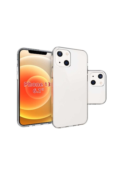 Apple Uyumlu iPhone 13 Uyumlu Zore Süper Silikon Kılıf-renksiz Renksiz -